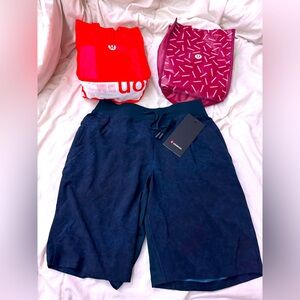 Lululemon T.H.E shorts liner less 9” NWT!!